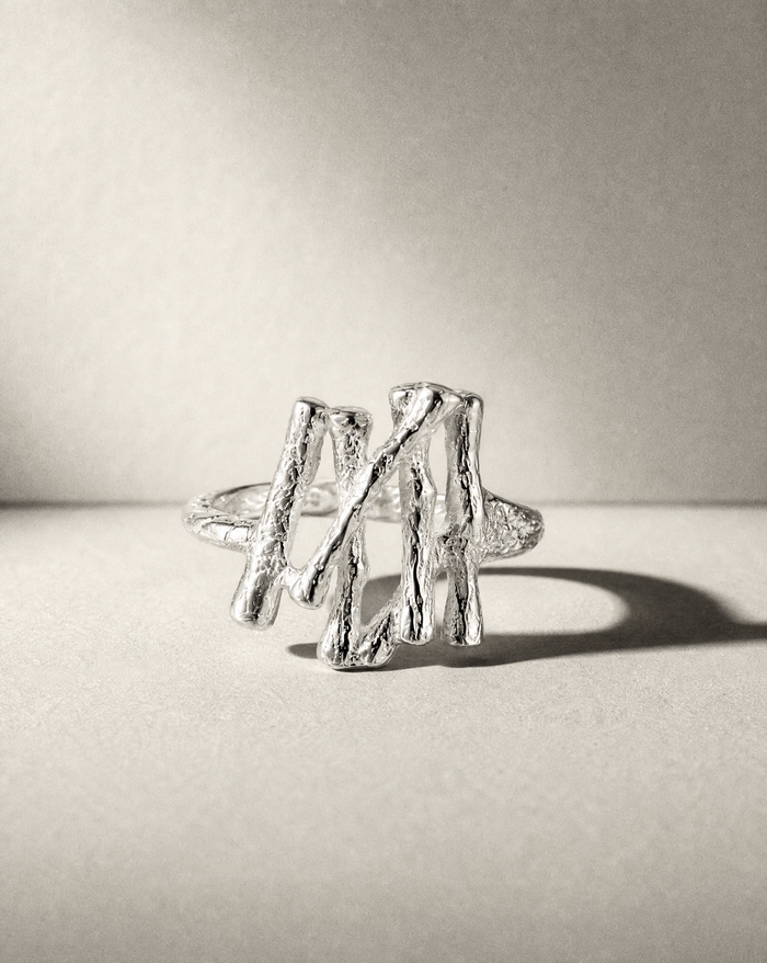 Forest Sculpture Ring in sterling silver from Love Your Beauty