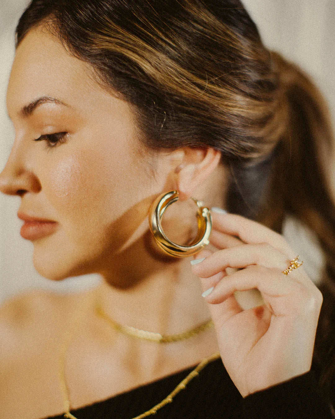 Stylish Gold-Plated Hoops to Elevate Your Look