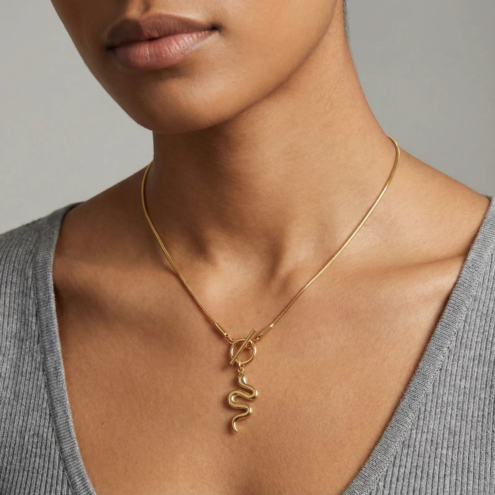 Serpent Power Necklace-Love Your Beauty 