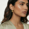 Twisted Gold Hoops