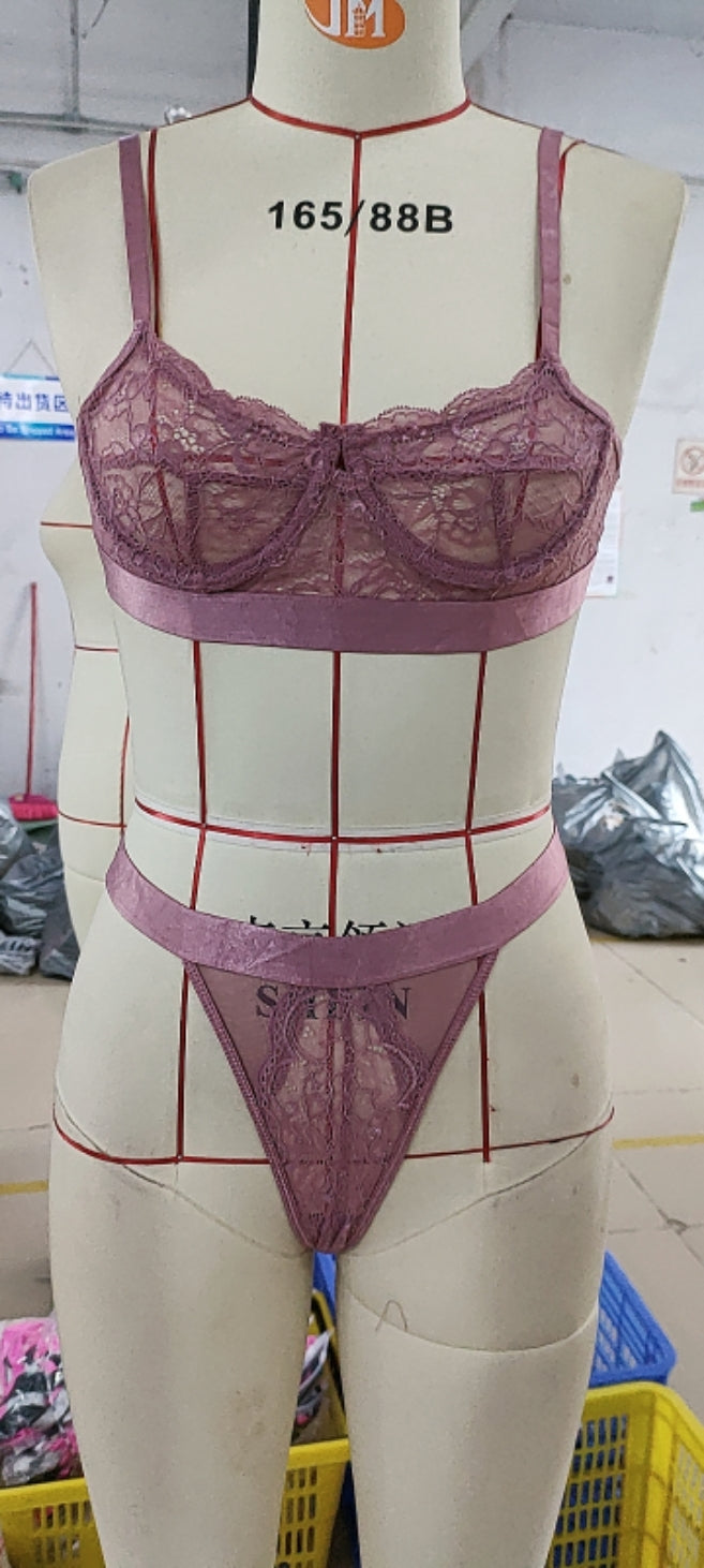 Women Clothing Sexy Lace Floral Sexy Lingerie Women Suit