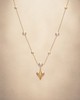 Crystal Heart Charm Necklace