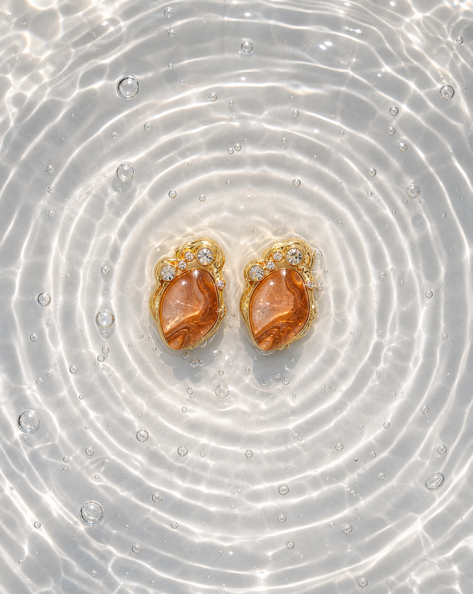 Coral Dreams Baroque Studs