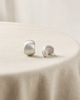 Brushed Silver Studs