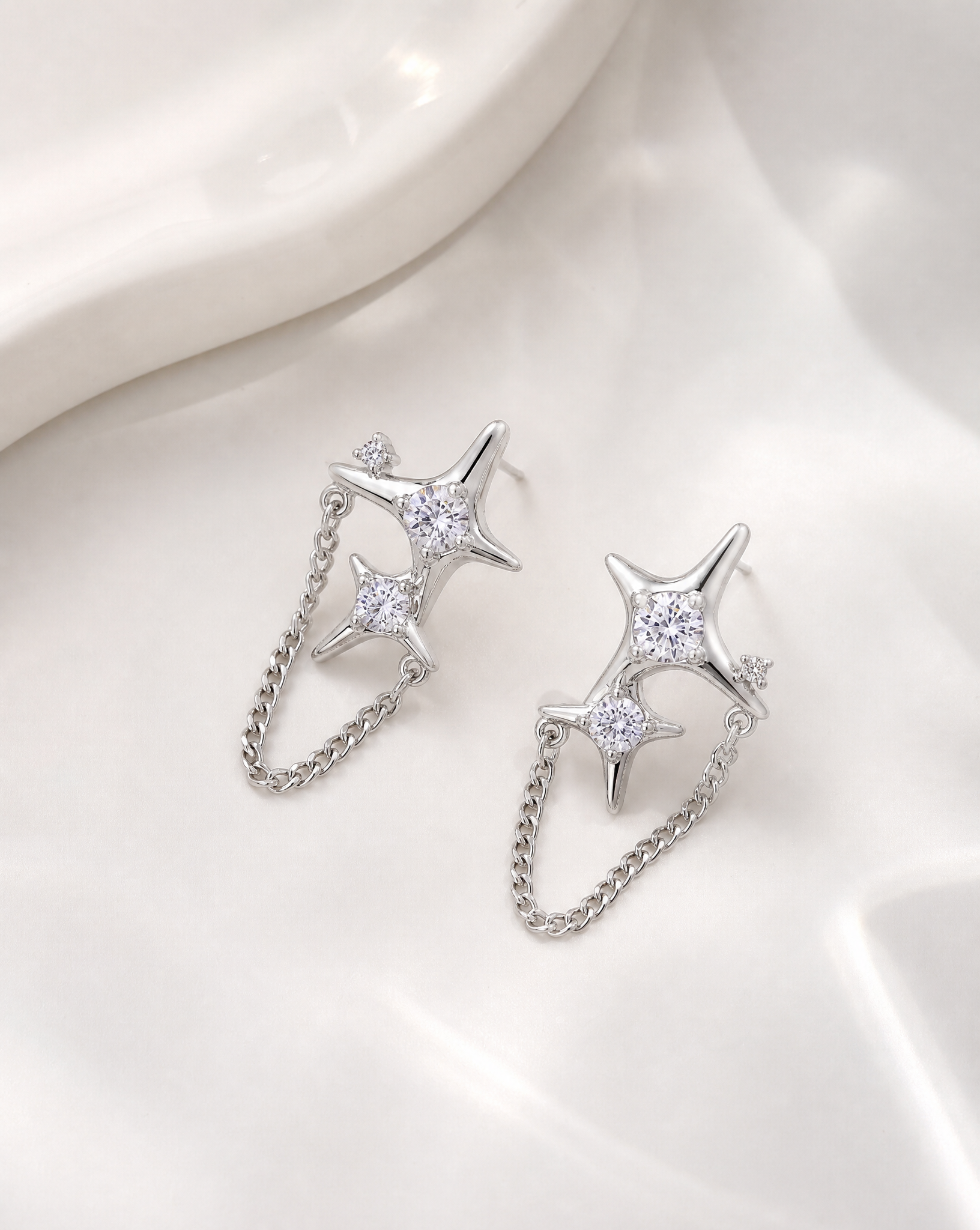 Stardust Chain Studs