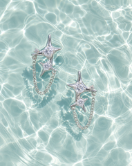 Stardust Chain Studs