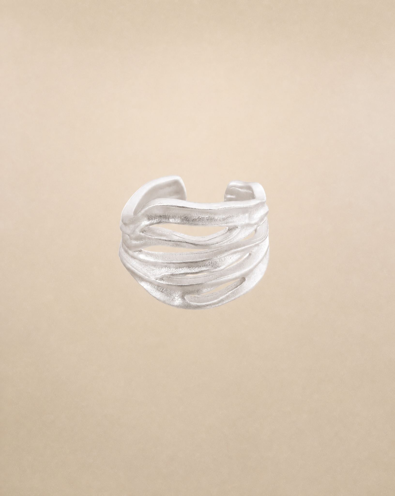 Ridge Wave Ring