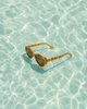 Oval Sunglasses in Light Yellowish Tortoise Shell