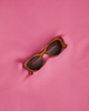 Oval Sunglasses in Light Yellowish Tortoise Shell