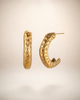 Dimpled Glow Hoops