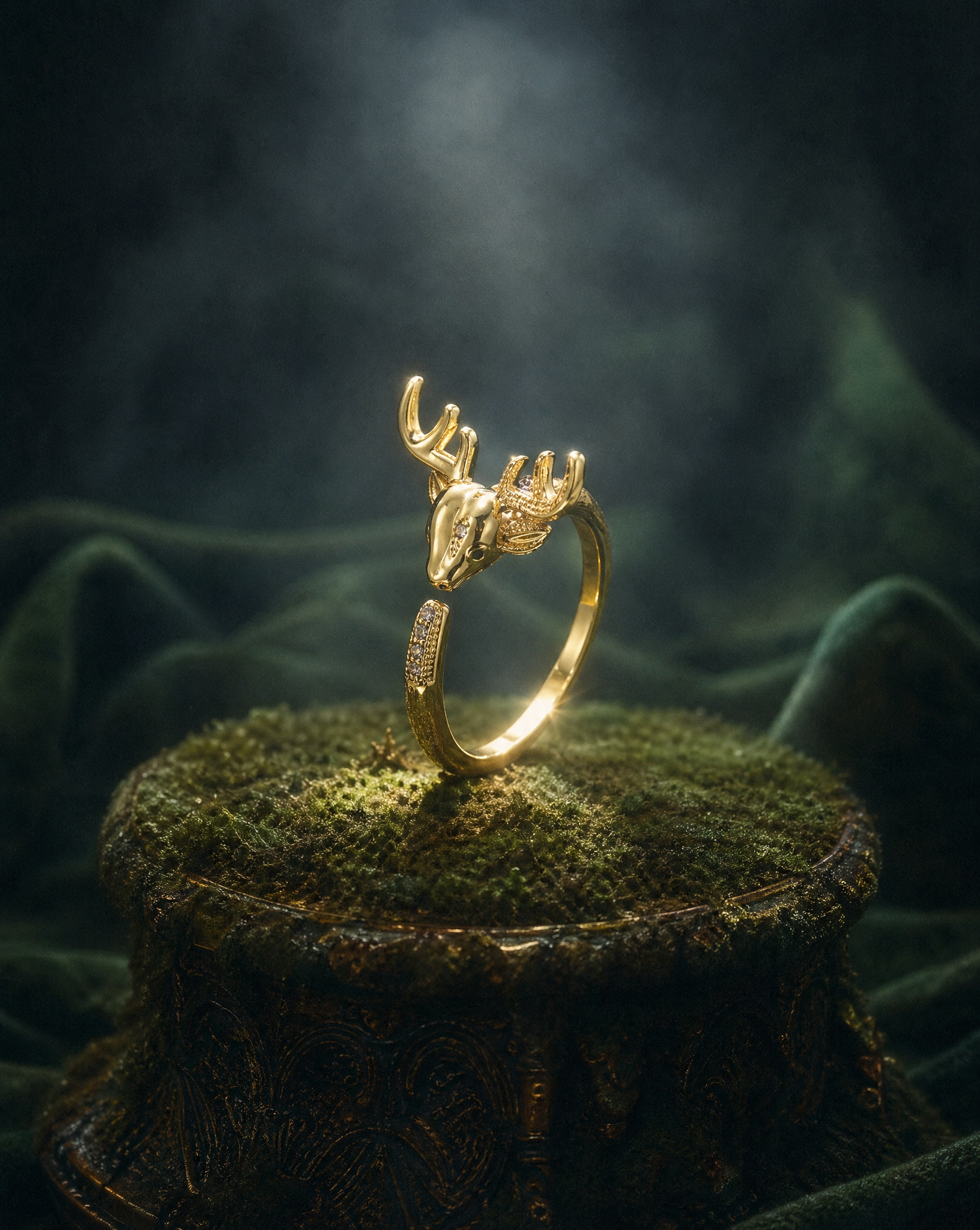 Enchanted Forest Deer Ring