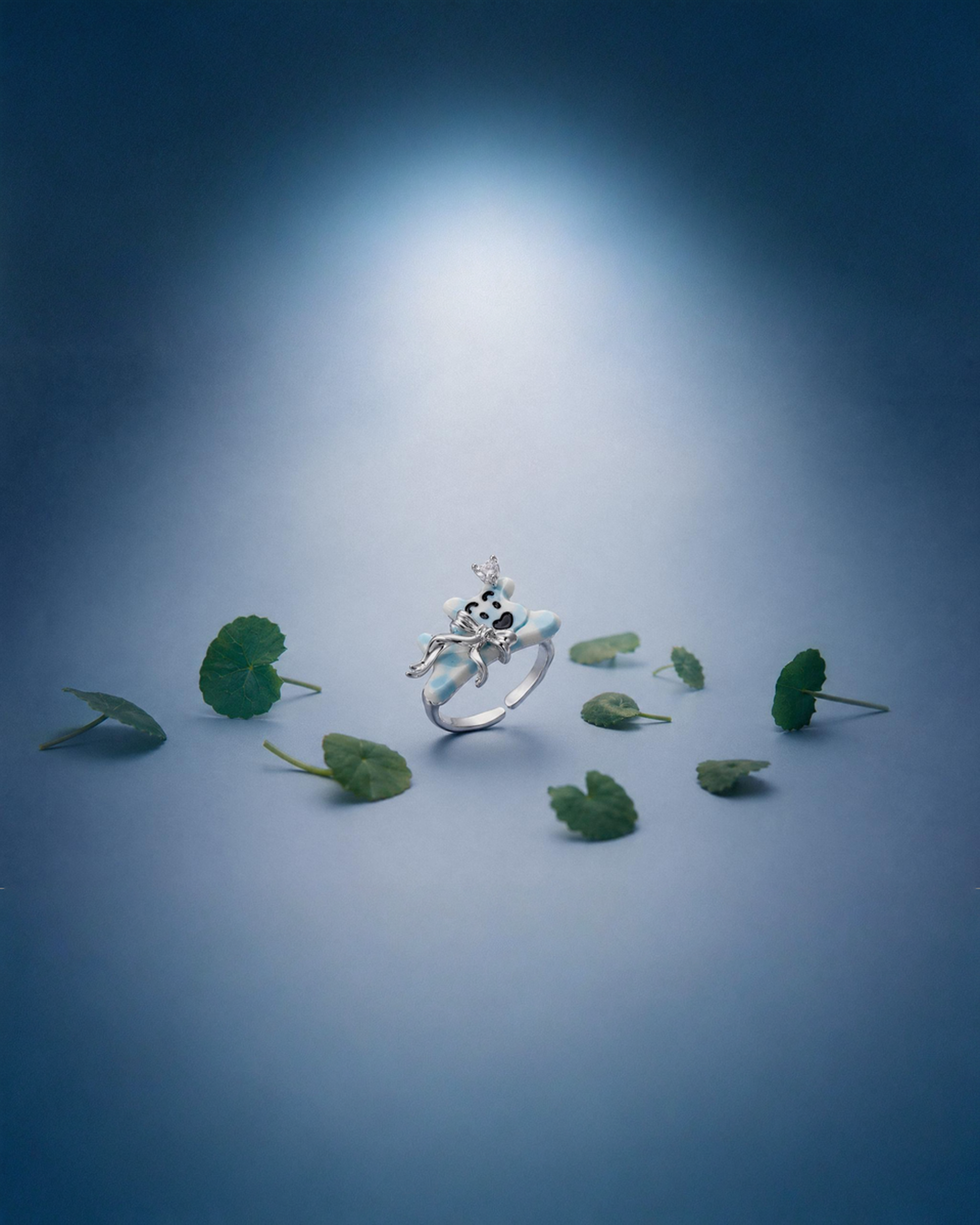 Dreamy Panda Flower Ring