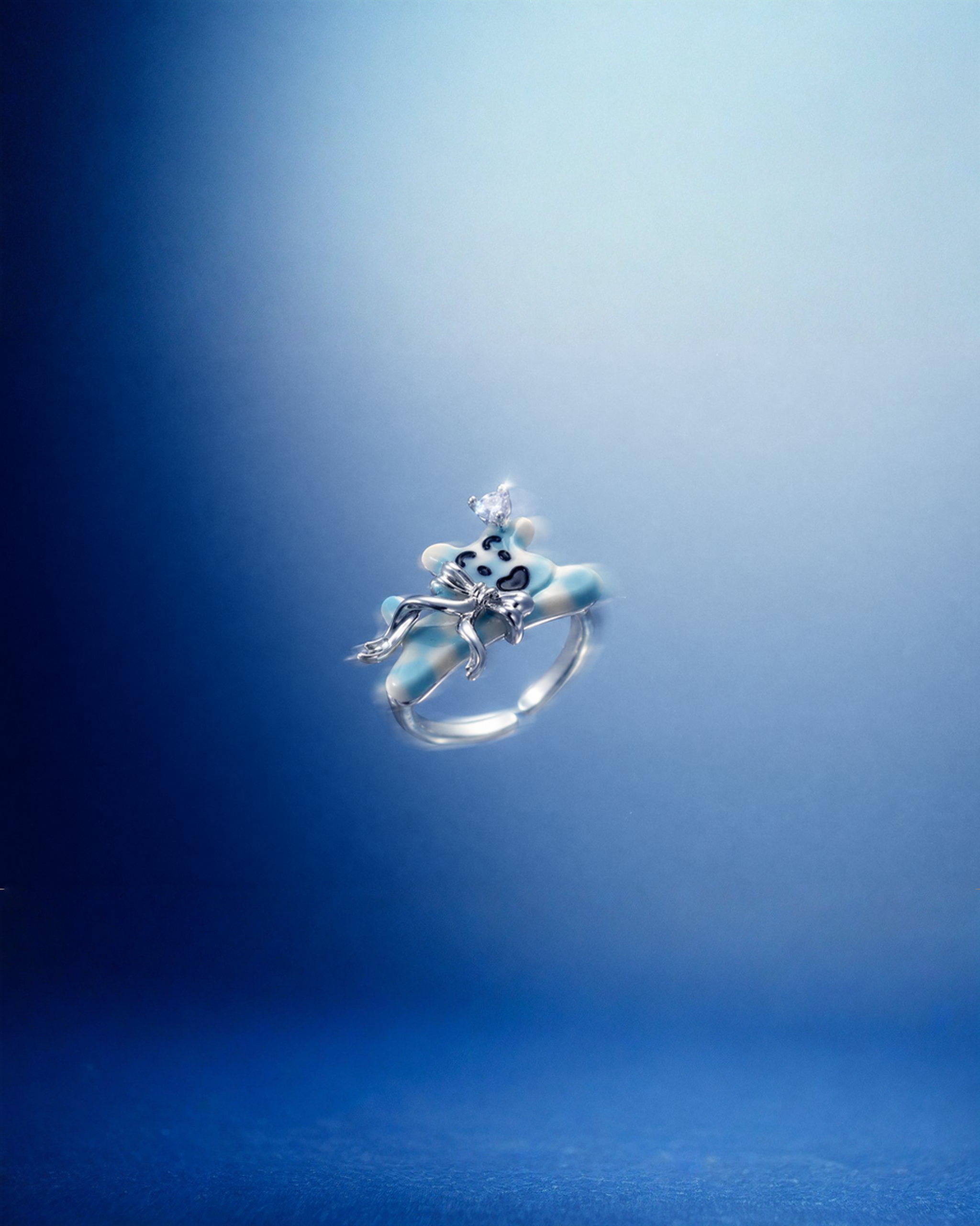 Dreamy Panda Flower Ring