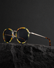 Dora - Metal & Wood Sunglasses