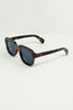 Chunky Square Sunglasses With  Dark Brown Tortoise Shell Frame