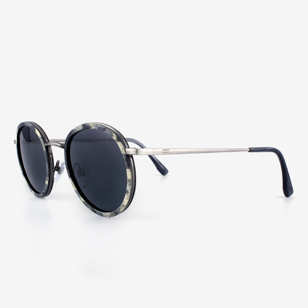 Dora - Metal & Wood Sunglasses-Love Your Beauty 