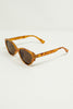 Oval Sunglasses in Light Yellowish Tortoise Shell-Love Your Beauty 