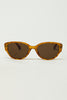 Oval Sunglasses in Light Yellowish Tortoise Shell-Love Your Beauty 